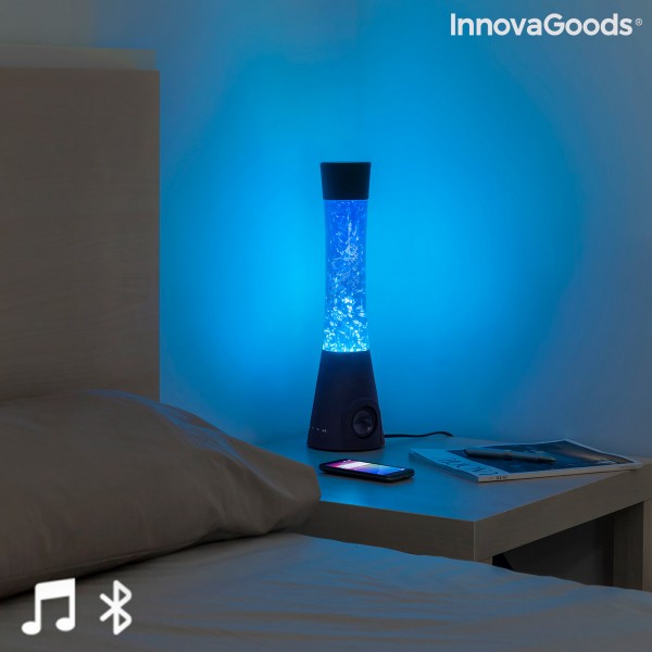 Λάμπα Λάβας με Ηχείο και Μικρόφωνο Flow Lamp InnovaGoods