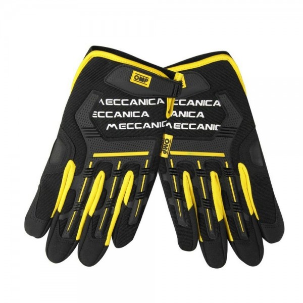 Mechanics Gloves OMP MECH Κίτρινο/Μαύρο XL