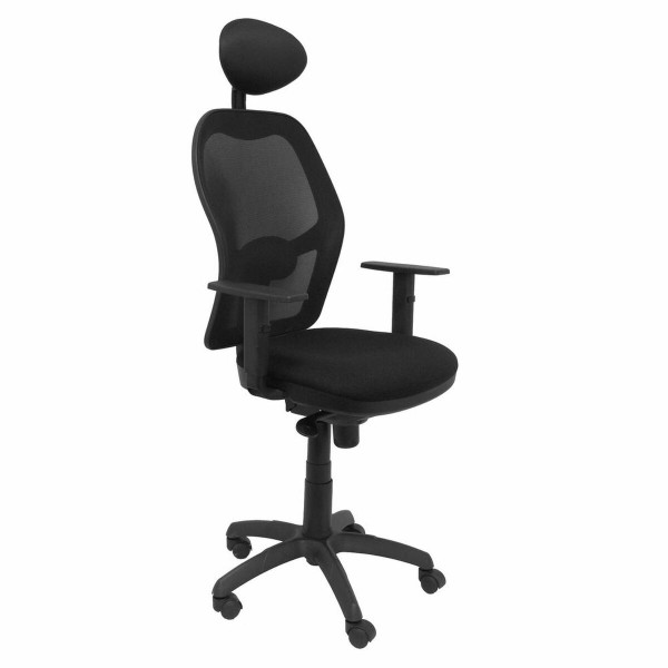 Καρέκλα γραφείου με κεφαλάρι Jorquera P&C ALI840C Μαύρο