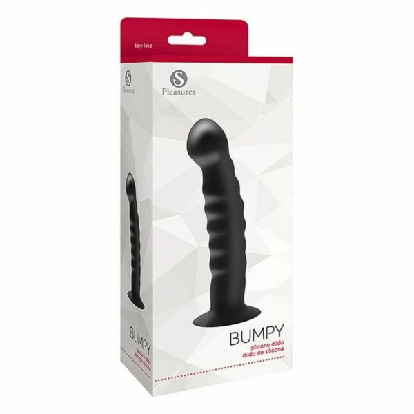 Φαλλός S Pleasures Bumpy Μαύρο