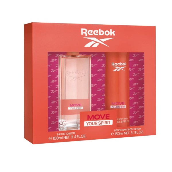 Σετ Γυναικείο Άρωμα Reebok EDT Move Your Spirit 2 Τεμάχια
