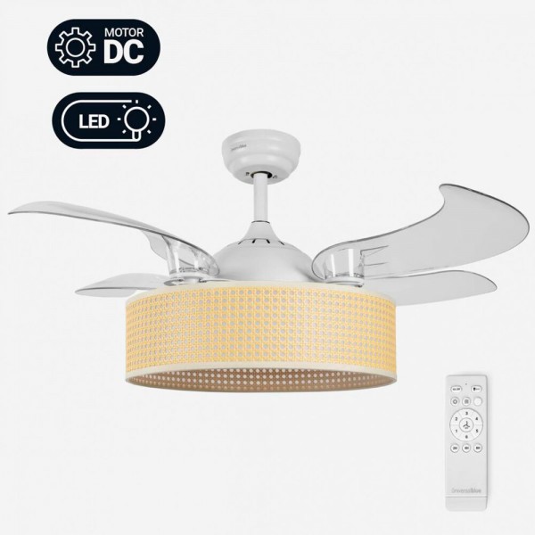 Ανεμιστήρας Οροφής Universal Blue JALOQUE 65W 65 W Ανεμιστήρας Οροφής Universal Blue JALOQUE 65W 65 W