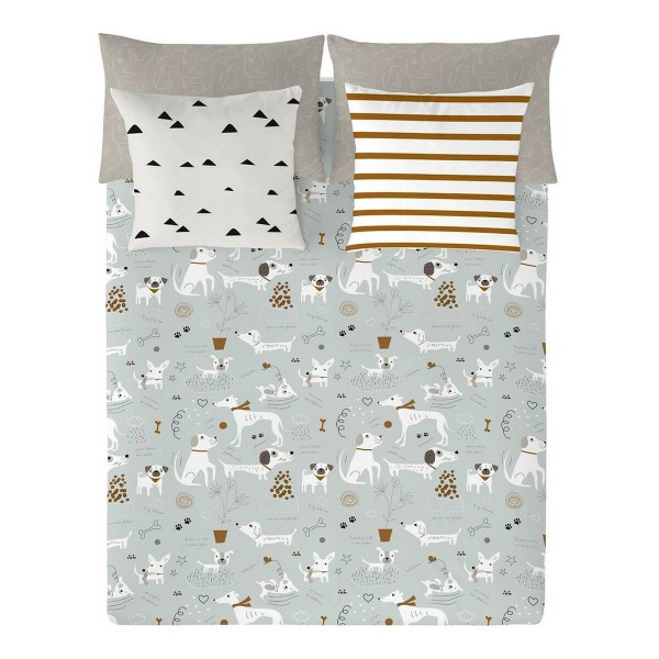 Κάλυψη παπλώματος Panzup Dogs (240 x 220 cm) (Kρεβάτι 150/160 εκ)