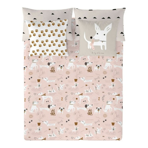 Κάλυψη παπλώματος Panzup Dogs (240 x 220 cm) (Kρεβάτι 150/160 εκ)