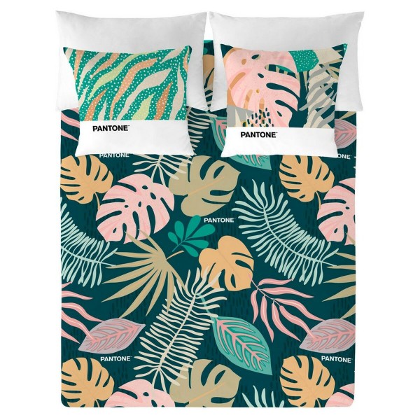 Κάλυψη παπλώματος Pantone Jungly (220 x 220 cm) (Kρεβάτι 135/140)