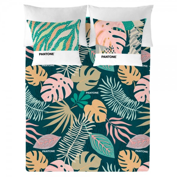 Κάλυψη παπλώματος Pantone Jungly (240 x 220 cm) (Kρεβάτι 150/160 εκ)