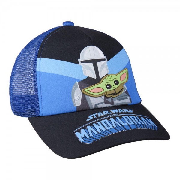 Παιδικό Kαπέλο The Mandalorian Μπλε (53 cm)