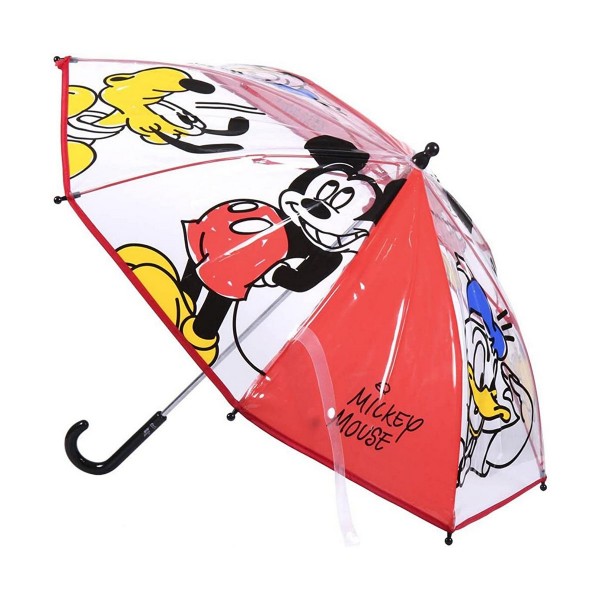 Ομπρέλα Mickey Mouse Κόκκινο (Ø 66 cm)