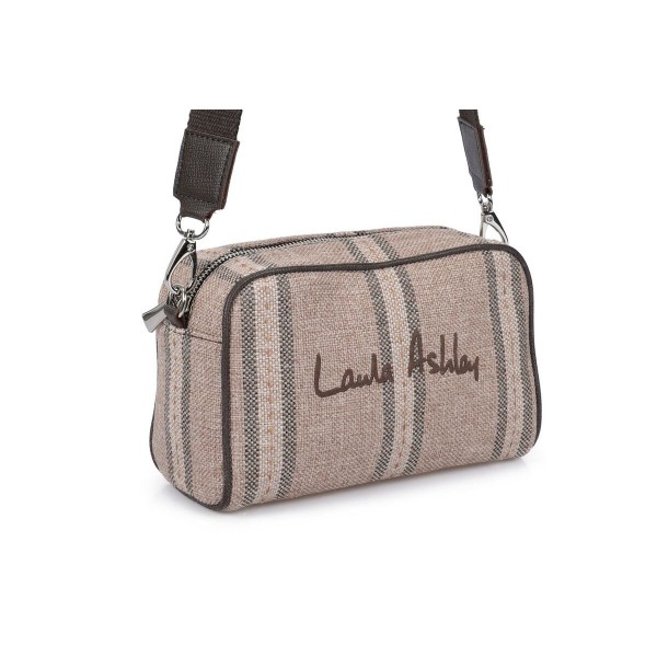 Γυναικεία Τσάντα Laura Ashley LENORE-EKOSE-TAN-BROWN Καφέ 21 x 14 x 7 cm