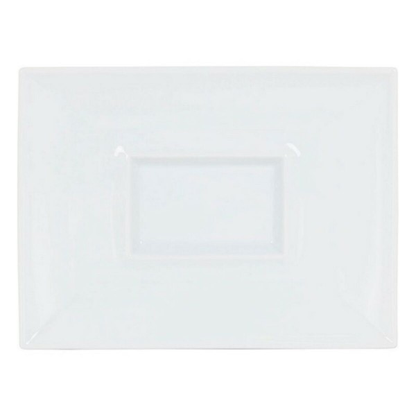 Flatplater Gourmet Πορσελάνη Λευκό (29,5 x 22 x 3 cm)