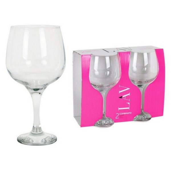 Σετ Ποτηριών LAV Combinato 730 ml Κρυστάλλινο (πακέτο με 2) (730 cc)