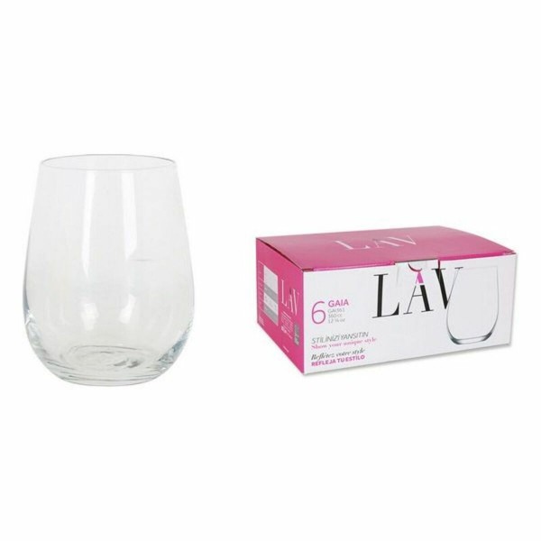 Σετ ποτηριών LAV Gaia (6 uds) (360 ml)