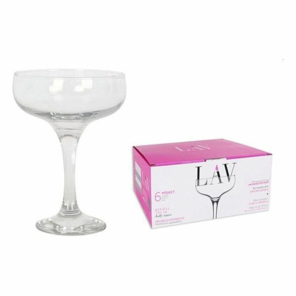 Σετ Ποτηριών LAV MISKET champagne Κρυστάλλινο 235 cc (6 Τεμάχια) Σετ Ποτηριών LAV MISKET champagne Κρυστάλλινο 235 cc (6 Τεμάχια)