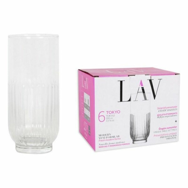 Σετ ποτηριών LAV Tokyo (6 uds) (395 ml)
