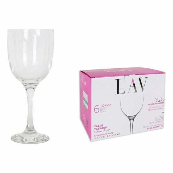 Σετ Ποτηριών LAV Tokyo (6 uds) (365 ml) Σετ Ποτηριών LAV Tokyo (6 uds) (365 ml)
