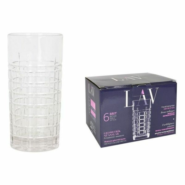 Σετ ποτηριών LAV Brit (6 uds) (356 ml)