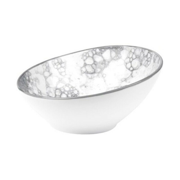 Σαλατιέρα Πορσελάνη Μαύρο/Λευκό (ø 22 x 10 cm) (75 cl)