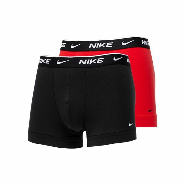 Πακέτο Μποξεράκια Nike Trunk Μαύρο Κόκκινο