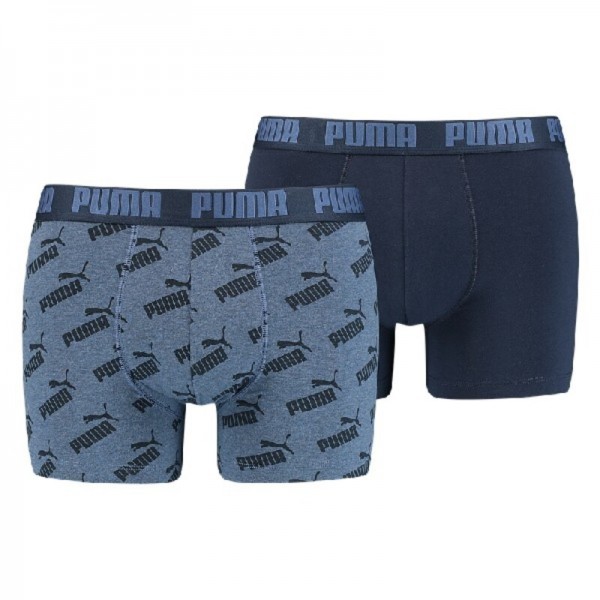Ανδρικό Μπόξερ Puma Aop 100001512 003 Μπλε (2 uds)