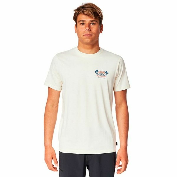 Ανδρική Μπλούζα με Κοντό Μανίκι Rip Curl FB Tee Λευκό