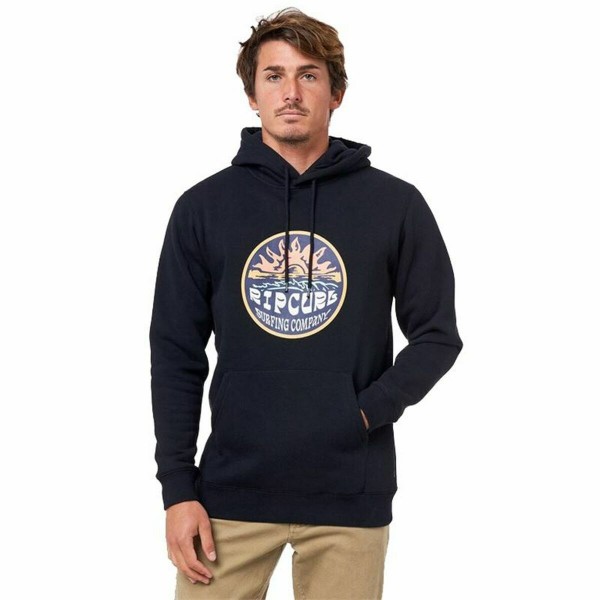 Ανδρικό Φούτερ με Κουκούλα Rip Curl Tobar Μαύρο