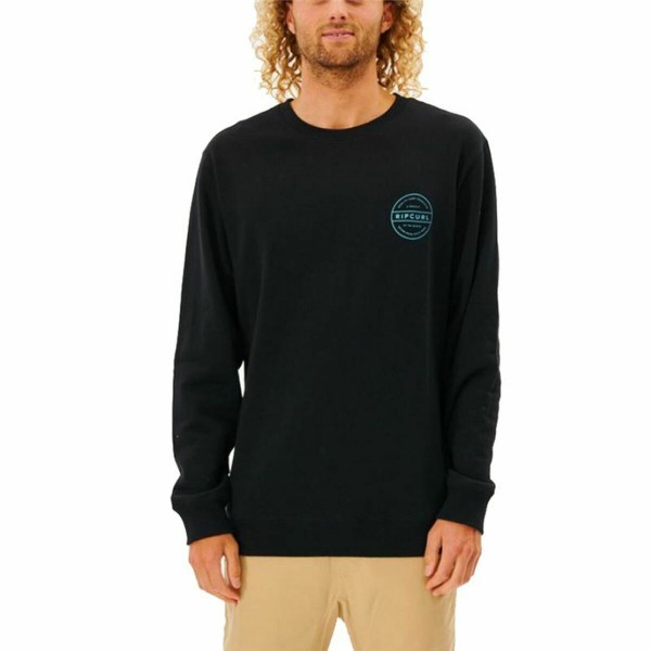 Ανδρικό  Φούτερ χωρίς Κουκούλα Rip Curl Re Entry Crew Μαύρο