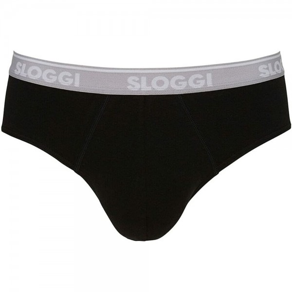 Ανδρικό Slip Sloggi   Μαύρο (XXL) (Ανακαινισμenα A)