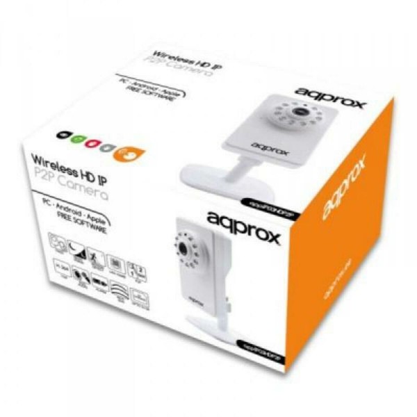 IP Κάμερα approx! APPIP03HDP2P HD IR P2P micro SD Wifi Λευκό IP Κάμερα approx! APPIP03HDP2P HD IR P2P micro SD Wifi Λευκό