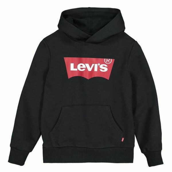 Παιδικό Φούτερ με Κουκούλα Levis S KNIT TOP 9E8778 023 Μαύρο