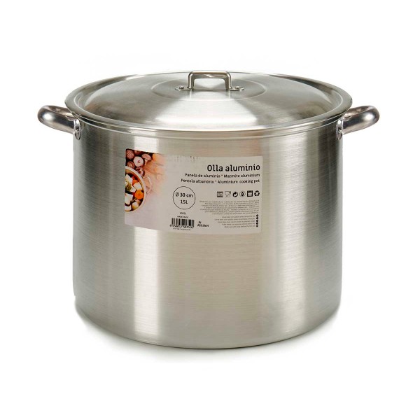 Κατσαρόλα για Αργό Μαγείρεμα Αλουμίνιο 15L 30 cm (33 x 27,5 x 37 cm) Κατσαρόλα για Αργό Μαγείρεμα Αλουμίνιο 15L 30 cm (33 x 27,5 x 37 cm)