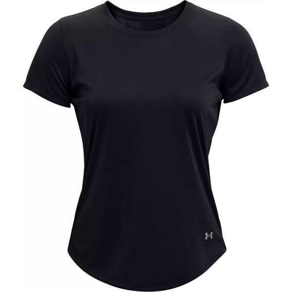 Γυναικεία Μπλούζα με Κοντό Μανίκι Under Armour Stride Μαύρο