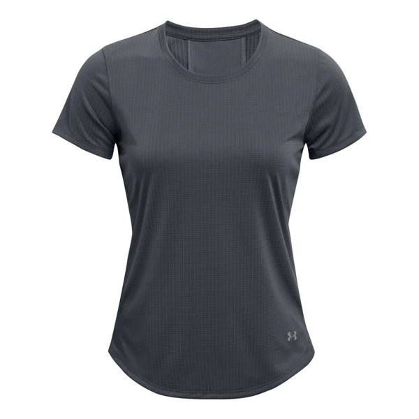 Γυναικεία Μπλούζα με Κοντό Μανίκι Under Armour Stride Γκρι