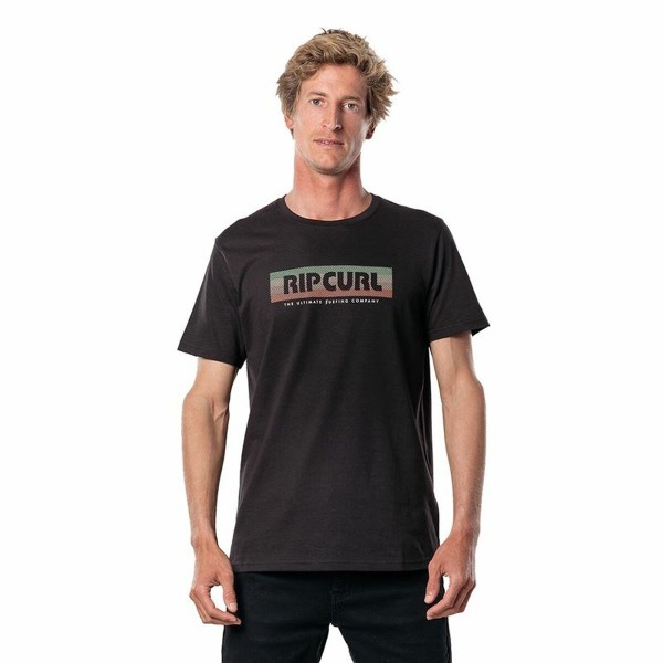 Ανδρική Μπλούζα με Κοντό Μανίκι Rip Curl El Mama Μαύρο Άντρες