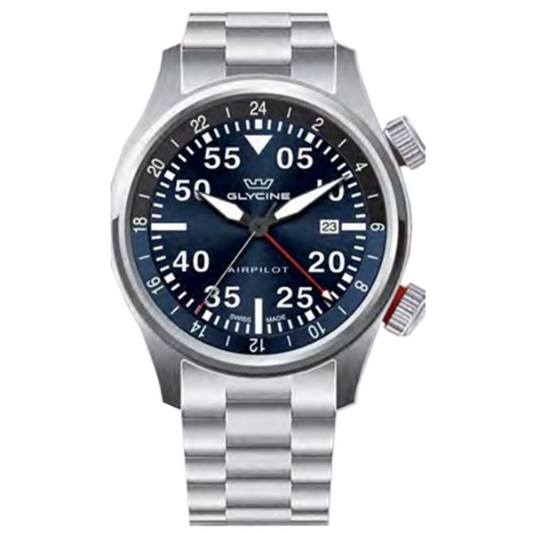 Ανδρικά Ρολόγια Glycine Airpilot GMT Quartz