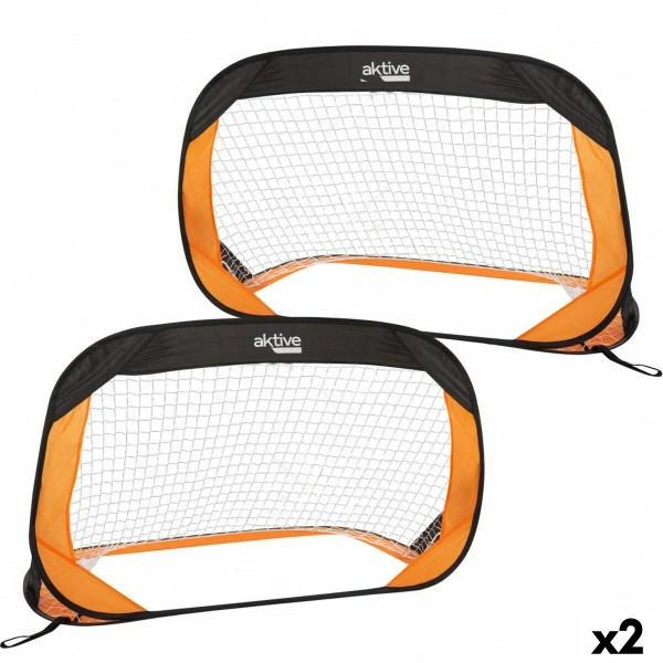 Σετ 2 πόρτες ποδοσφαίρου Aktive 120 x 80 x 80 cm (x2)